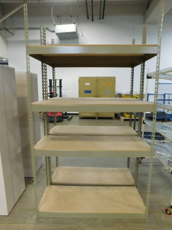 lot 15 image: 2 - Shelving Units - 4(w) x7(h) x 18(d)
