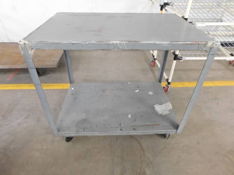 lot 44 image: Rolling Utility Cart - 36x 24 x 34(h)