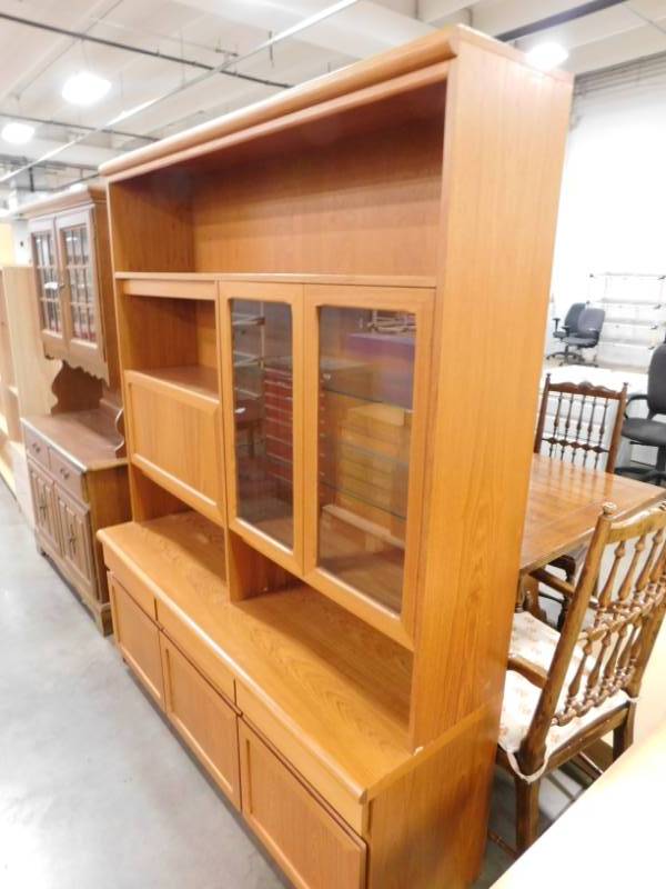 lot 78 image: MediaStorage Cabinet - 59(w) x 74.5(h) x 18.5(d)