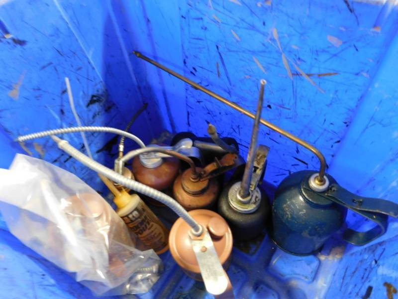 lot 107 image: Misc. Lot of Oil Cans