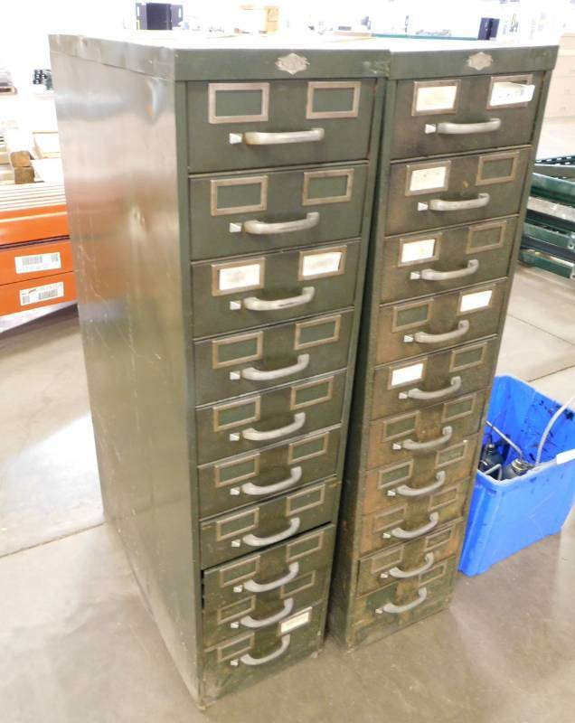 lot 108 image: 2 - Vintage Bentson Cabinets with Contents