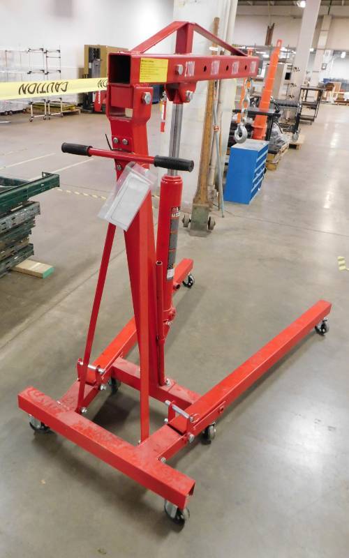 lot 111 image: Torin Big Red Jacks 2 Ton Engine Hoist - Model# T32001