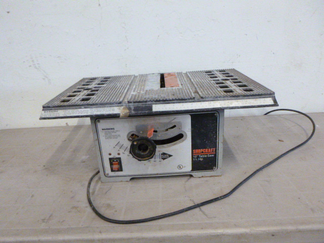 lot 35 image: Shop Craft 10 Table Saw