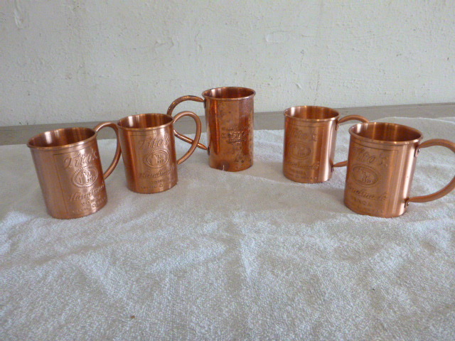 lot 89 image: Moscow Mule Mugs