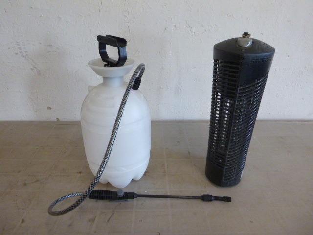 lot 98 image: Sprayer and Bug Zapper