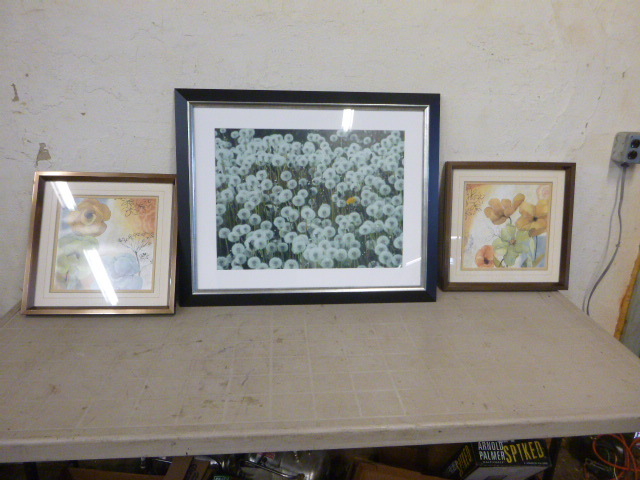 lot 112 image: 3 Framed Pictures