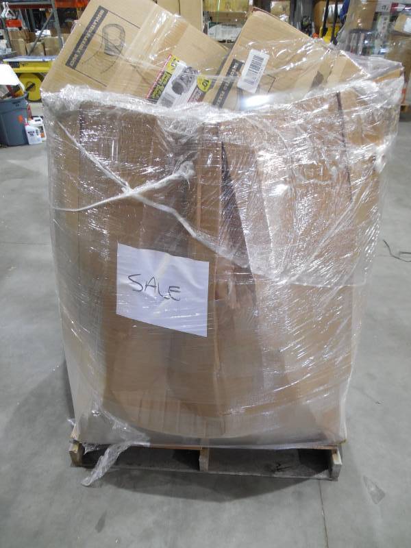 lot 15 image: WHOLESALE PALLET LOT OF GENERAL MERCHANDISE, DUCT, FILTERS