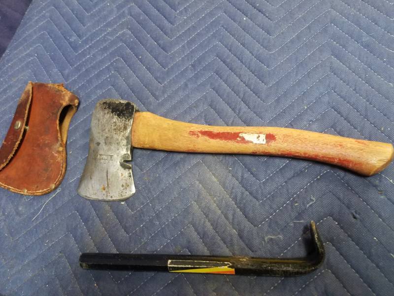 Crow Bars &amp Hatchet