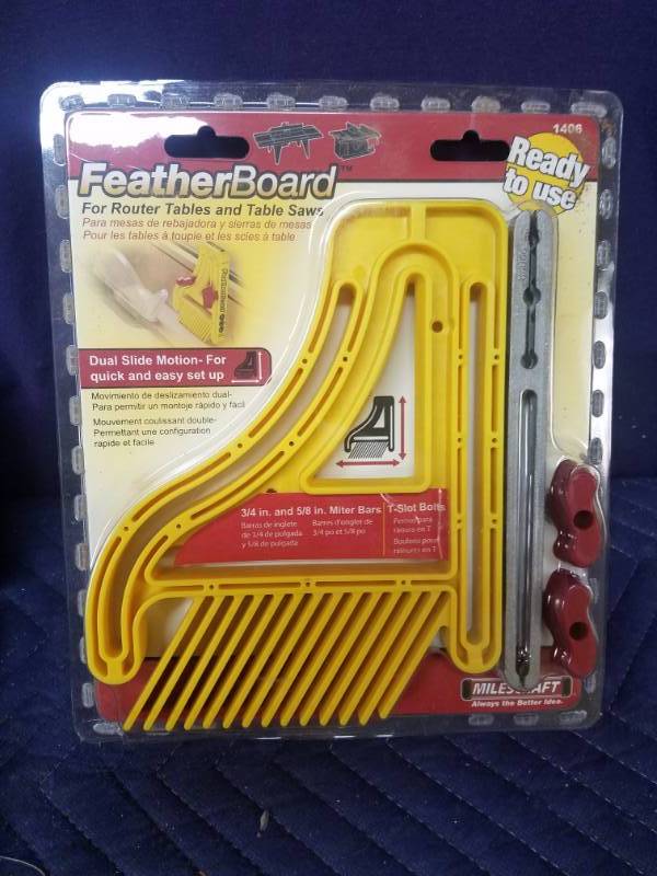 11-Piece Template Guide and Feather Board