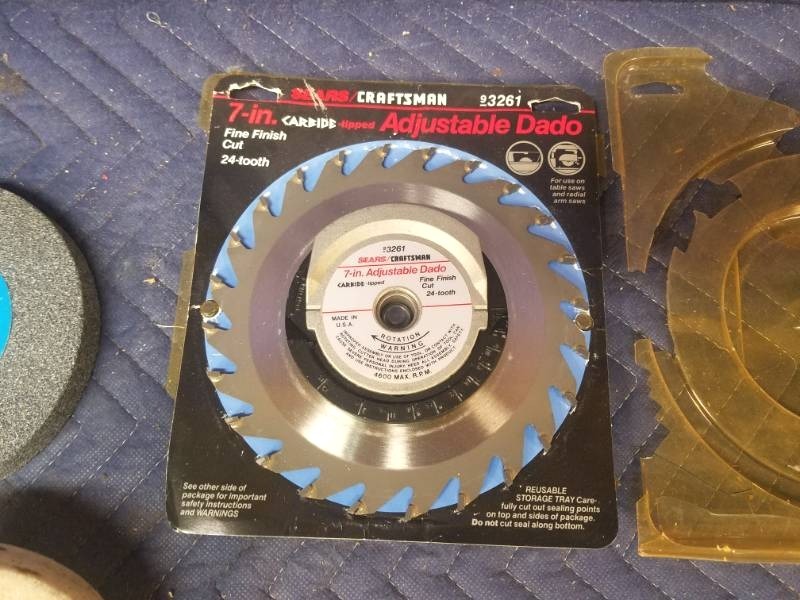 Grinding &amp Wire Brush Wheels and Dado Blade