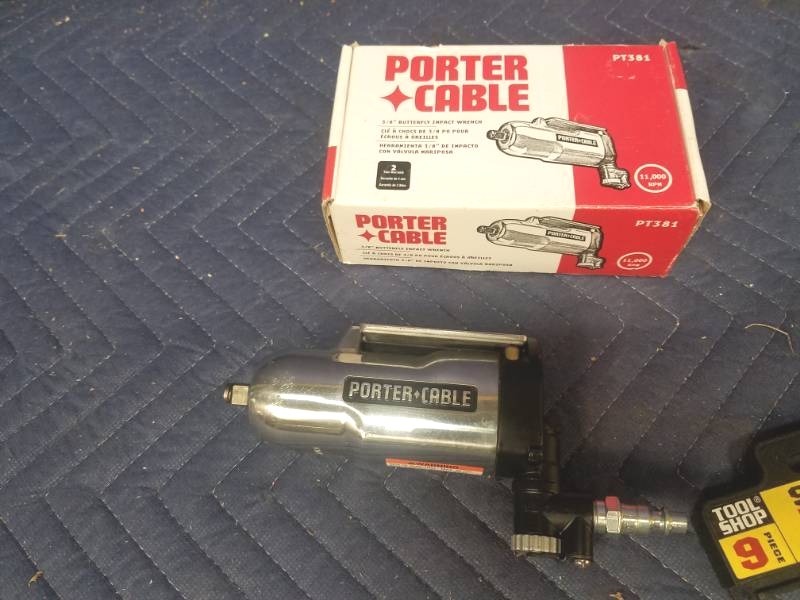 Porter Cable Impact Wrench &amp Sockets