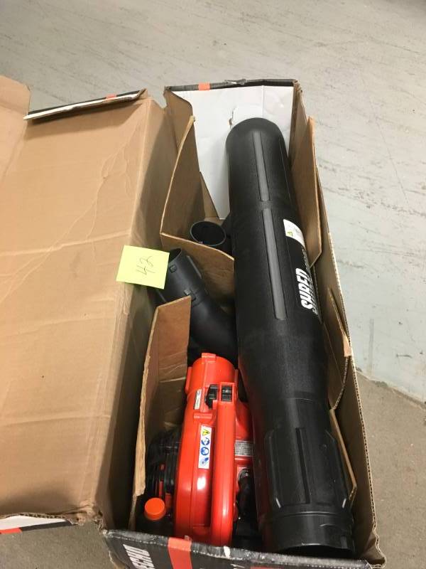 165 MPH 391 CFM 25.4 cc Gas 2-Stroke Cycle Leaf Blower Vacuum- not used