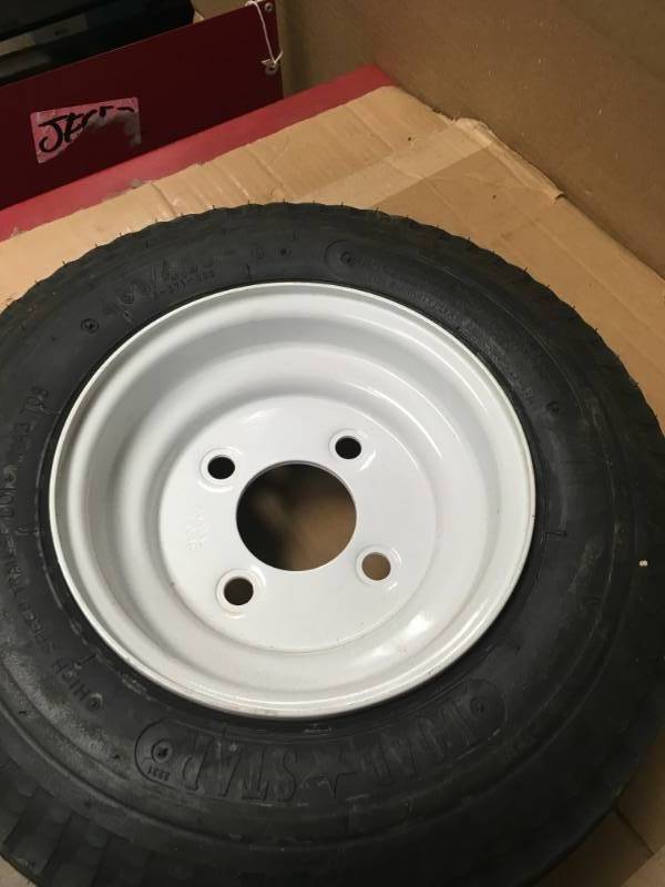 Martin Wheel Kenda Loadstar Trailer Tire and 4-Hole Wheel- good condition
