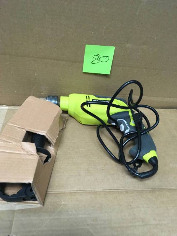 RYOBI 6.2 Amp Corded 58 in. Variable Speed Hammer Drill- good condition