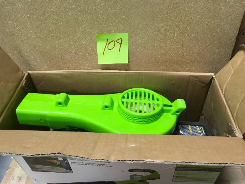 Greenworks G-MAX 150 MPH 135 CFM 40-Volt Electric Leaf BlowerSweeper- good condition