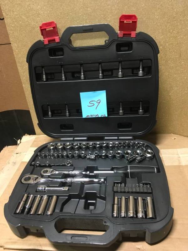 lot 59 image: Husky Mechanics Tool Set (92-Piece)  MISSING Pieces