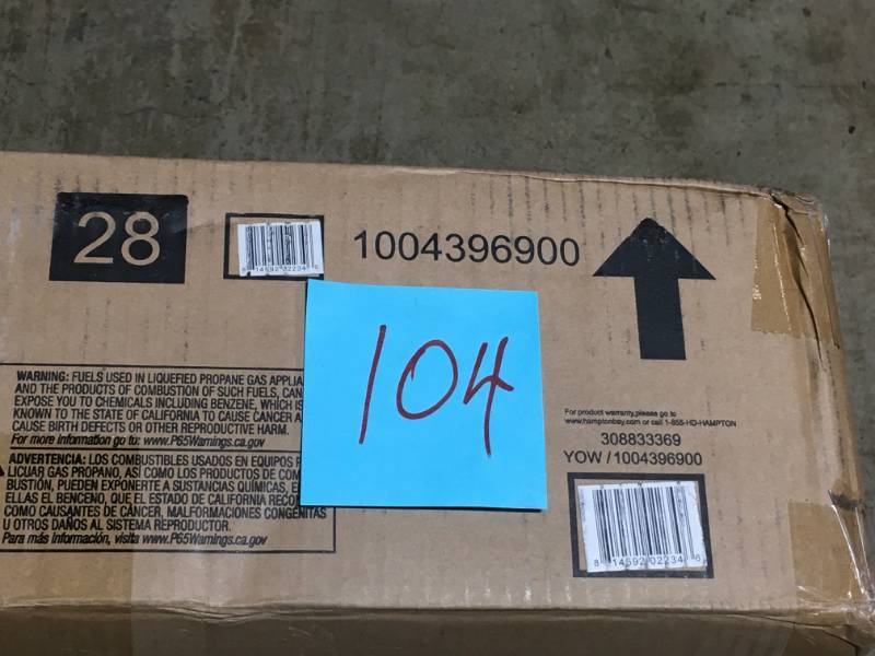 lot 104 image: Propane Tank Holder with Concrete- good condition