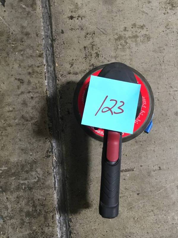 lot 123 image: Husky 6 in. Dual Action Sander- good condition