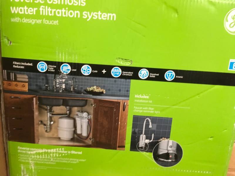 Ge Under Sink Reverse Osmosis Water Filtration System Not Used