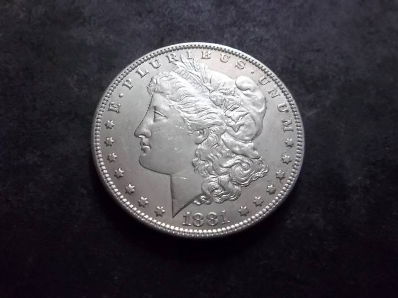 1881 O Morgan Silver Dollar