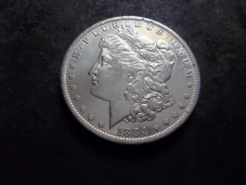 1884 O Morgan Silver Dollar