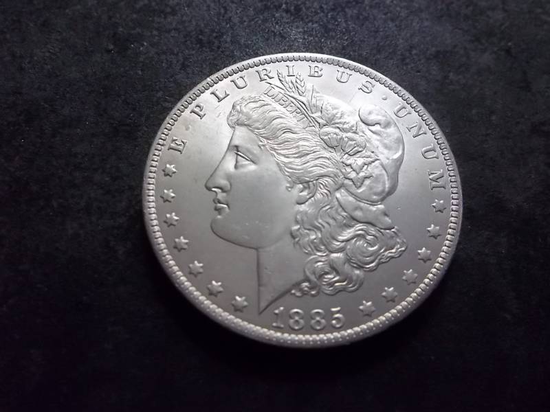 1885 O Morgan Silver Dollar