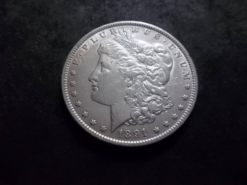 1891 Morgan Silver Dollar