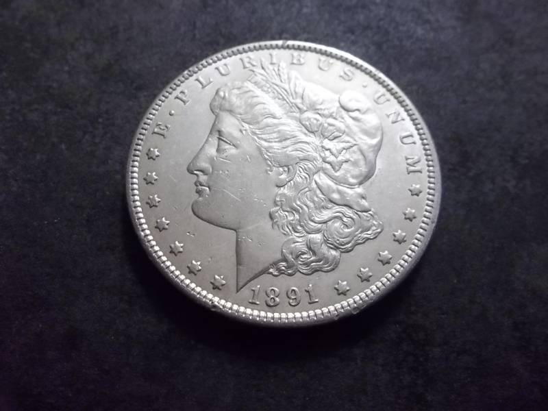 1891 CC Morgan Silver Dollar