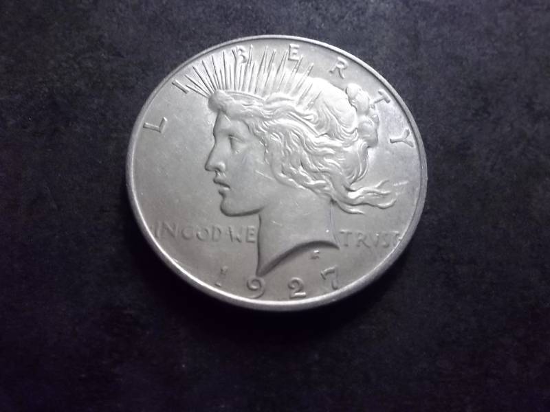 1927 D Peace Silver Dollar