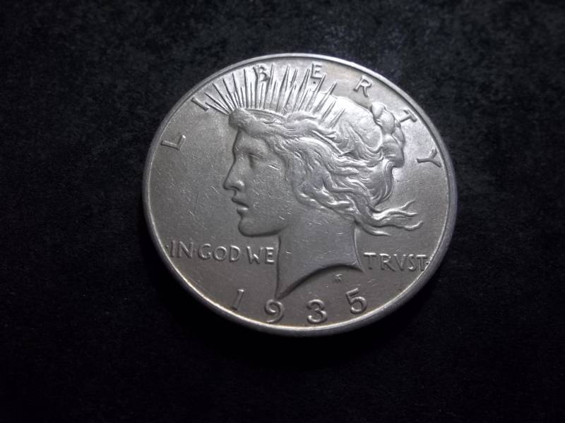 1935 S Peace Silver Dollar