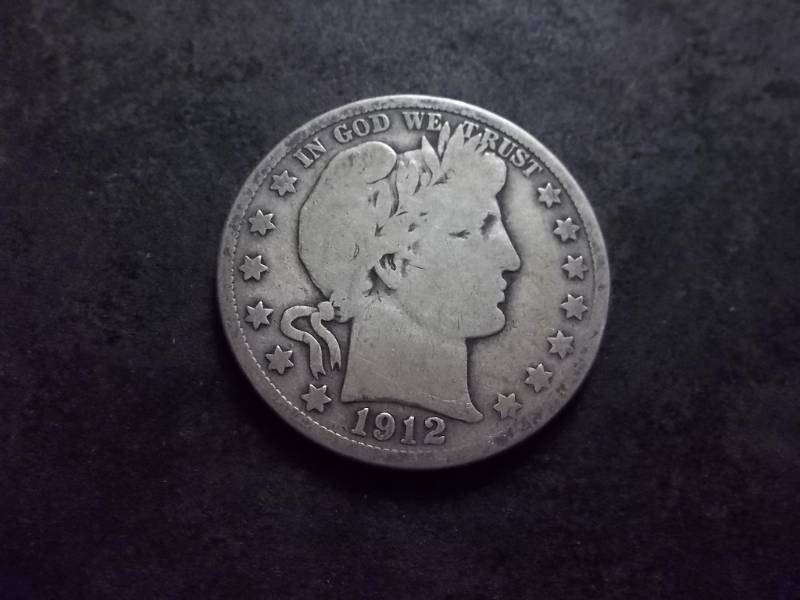 1912 D Barber Half Dollar