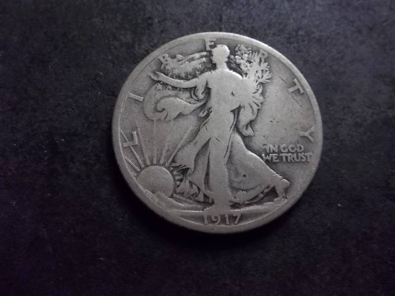 1917 D Reverse Mint Walker Half Dollar