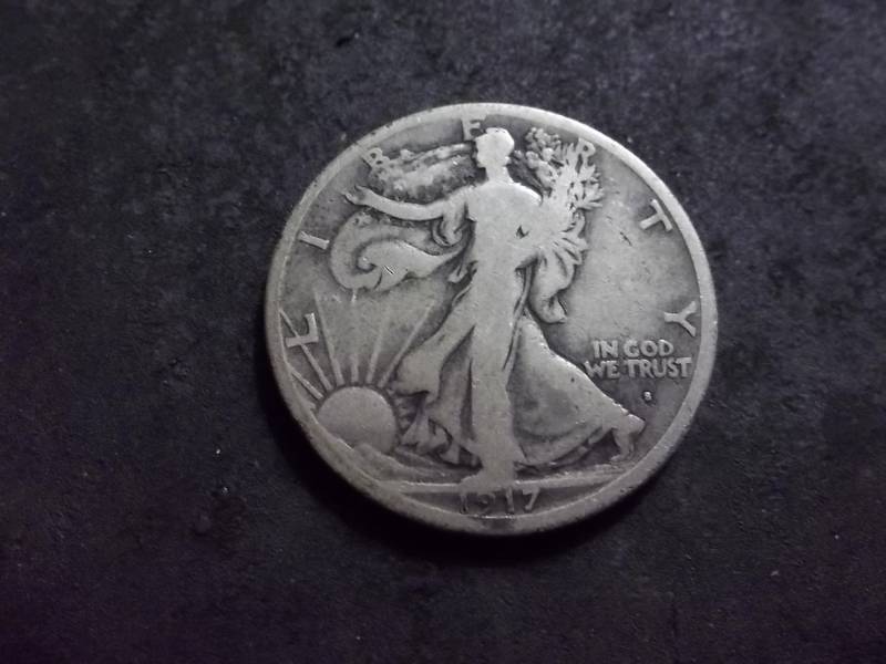 1917 S Obverse Mint Walker Half Dollar