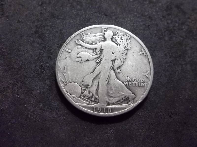 1918 S Walker Half Dollar