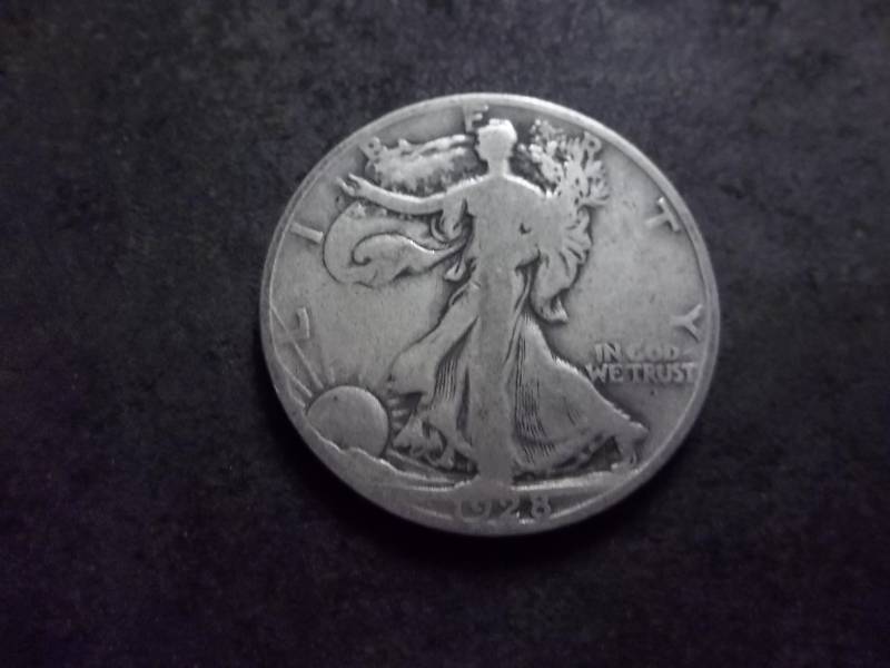 1928 S Walker Half Dollar