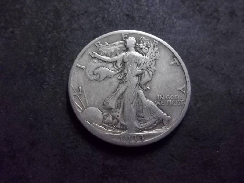 1933 S Walker Half Dollar