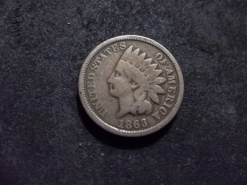 1863 Indian Head Cent