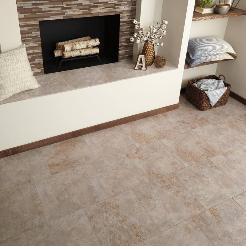 lot 16A image: 20 cases of Daltile Longbrooke Weathered Slate 18 in. x 18 in. Ceramic Floor and Wall Tile (16.96 sq. ft.  case)