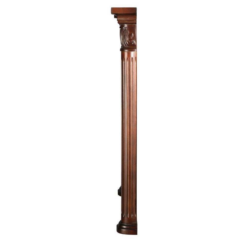 lot 60 image: Belle Foret Estates 38 in. L x 36 in. W Wall Mirror in Rich Mahogany