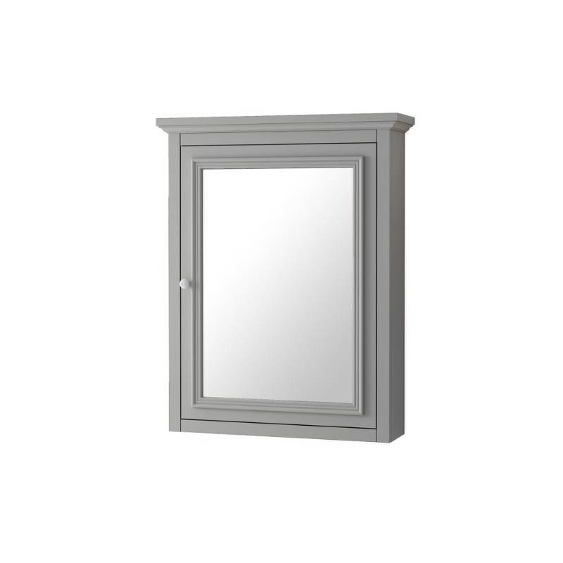 lot 71 image: Home Decorators Collection Fremont 24 in. x 30 in. Framed Wall Mirror in Grey
