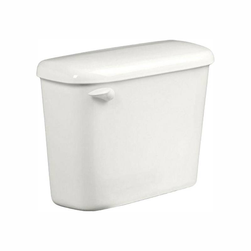 lot 82 image: American Standard Colony 1.28 GPF Single Flush Toilet Tank Only for 10 in. Rough  Universal 1.28 or 1.6 GPF Elongated Toilet Bowl in White