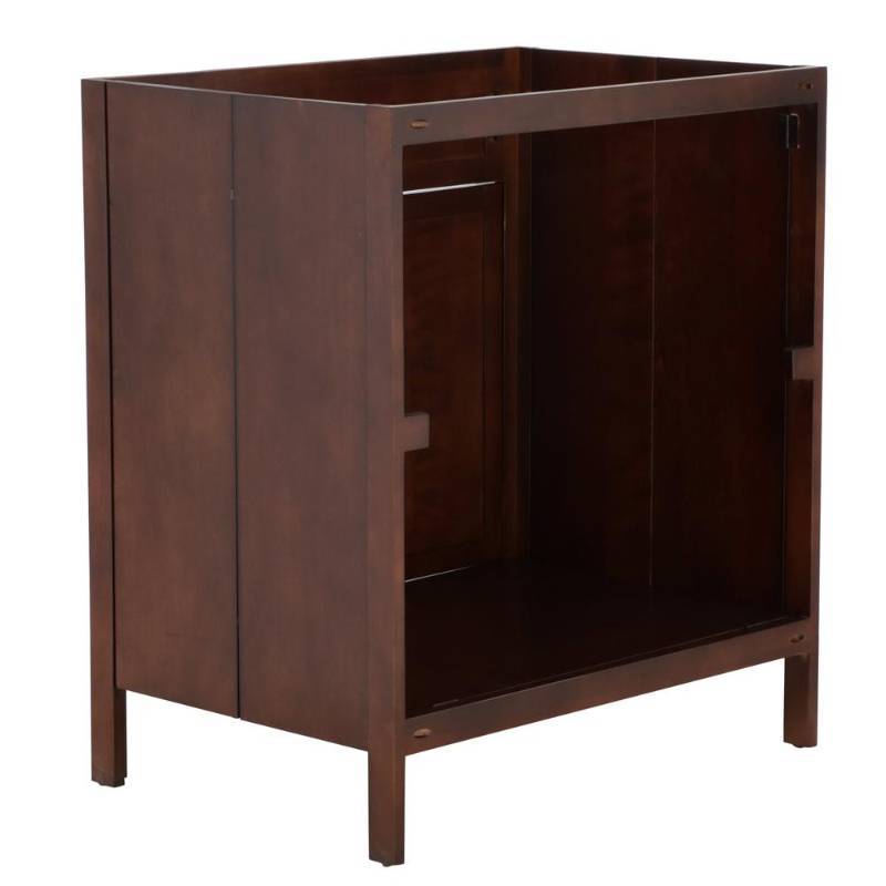 lot 85 image: Home Decorators Collection 30 in. W x 34-14 in. H x 21 in. D Vanity Cabinet Only in Dark Cherry