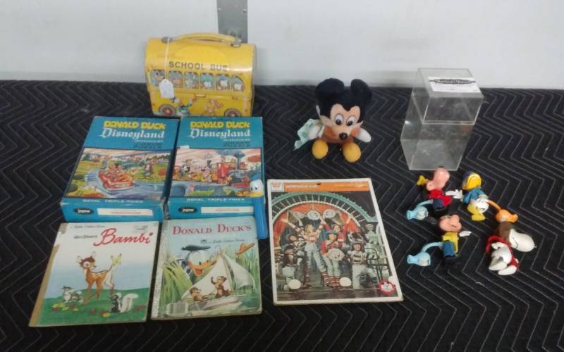 lot 23 image: Lot Of Disney Donald Duck & Mickey Mouse Collectibles
