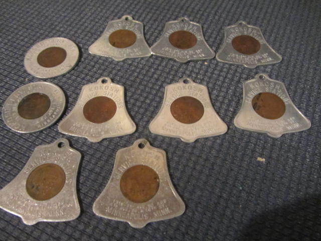 lot 69 image: Good Luck Bell, TagsFobs