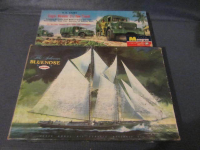lot 81 image: US Army & Sailing Ship Model Kits