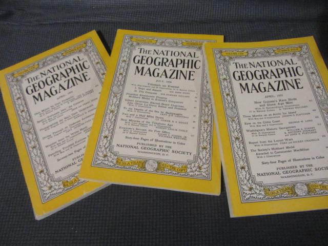 lot 100 image: Natl Geo 1953-1955