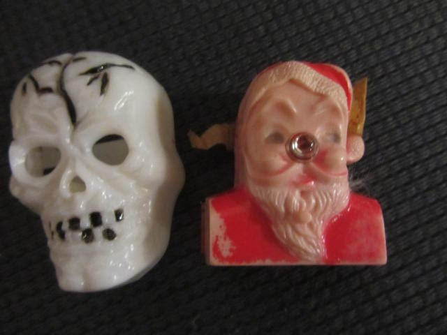 lot 74 image: Gurley Santa Candle, Pins