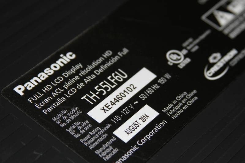 lot 30 image: Panasonic 55 Full High Def HD 1080p Professional LED Video Display  Monitor & Remote Control