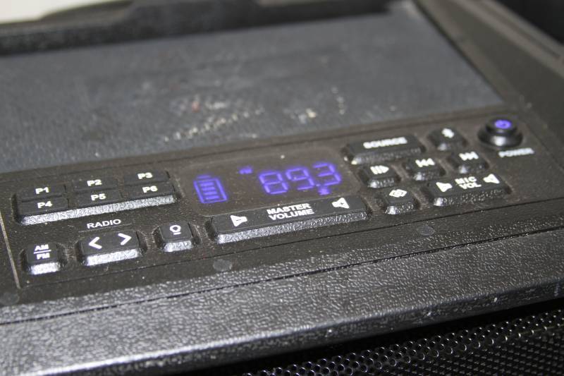 lot 40 image: ECOXGEAR EcoBoulder Waterproof Rugged Portable Bluetooth Wireless Audio System