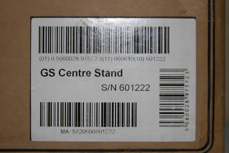 lot 49 image: New in Box Monitor Audio GS Centre Stand Gold Signature Speaker Stand  Base